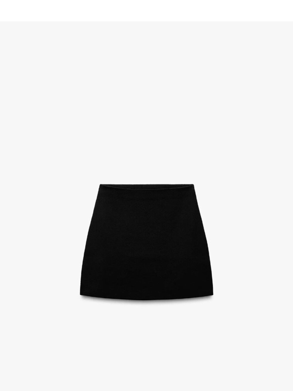 Zara Basic Black Mini Skort | XL